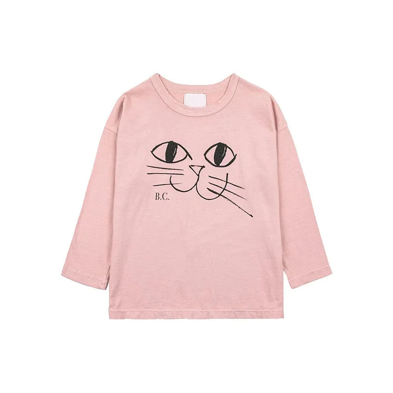 Kids Boys and Girls Trendy Long Sleeve Cool Cartoon Tops childrensterritory