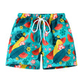 Cartoon Print Kids Boys Summer Swimming Trunks
