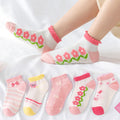 Baby/Kids 5 Pairs/Lot Breathable Casual Mesh Socks for Boy Girl childrensterritory