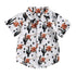 Lapel Bull Print Toddler Boys Loose Casual Shirt childrensterritory