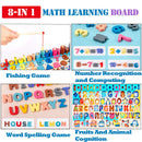 Kids Wooden Numbers Shapes Matching Montessori Toys childrensterritory