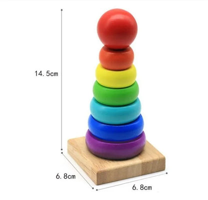 Kids Shape Matching Wooden Puzzle Educational Toys childrensterritory