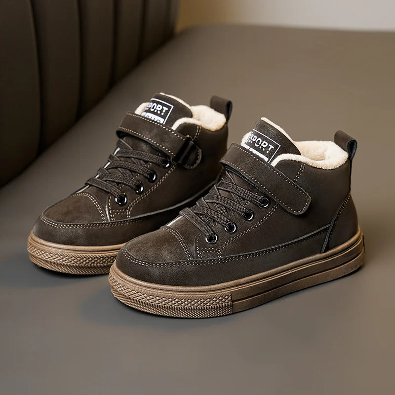 Kids Warm Soft Flat Casual Sports Sneakers