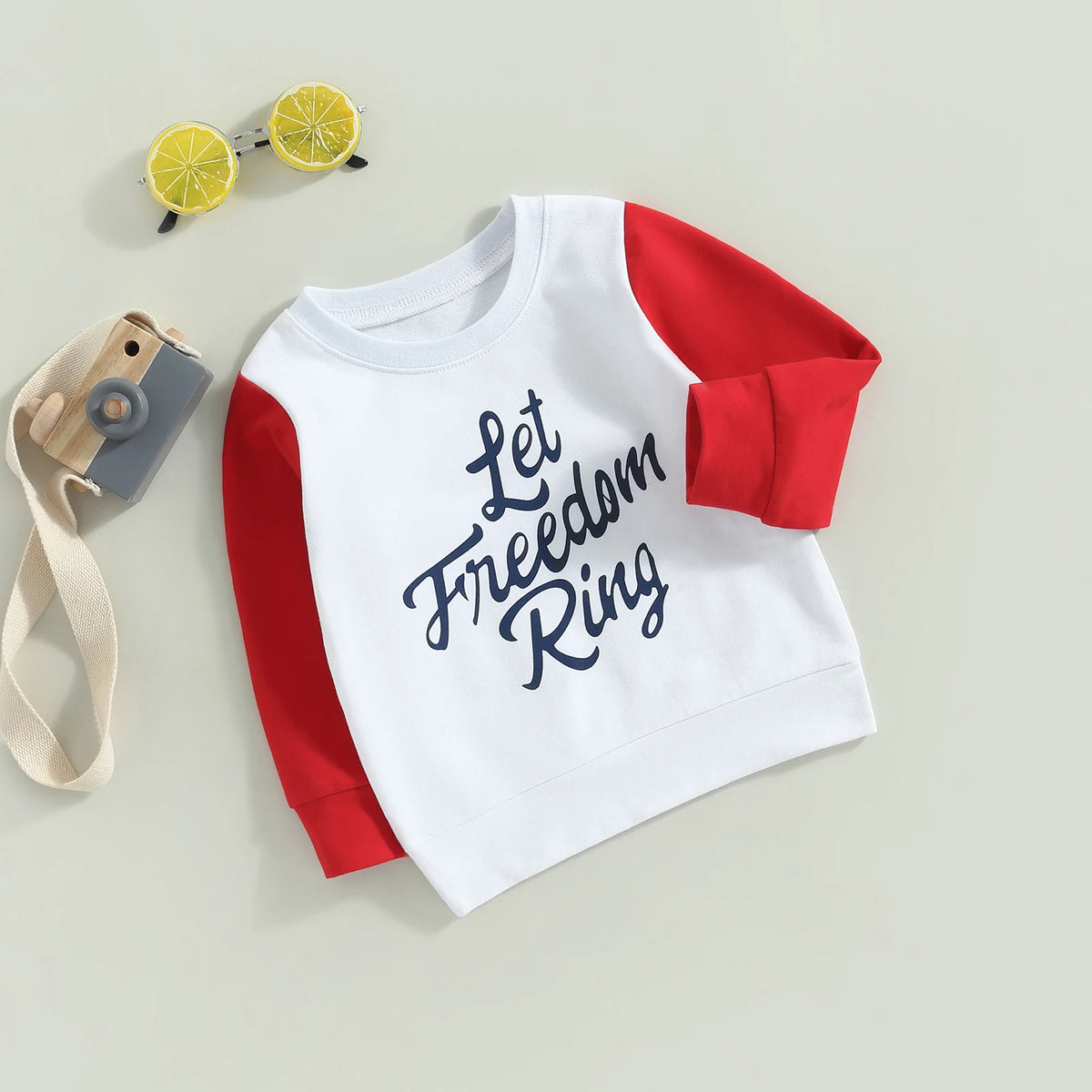 Kids Boys Girls Letters Print Long Sleeve Sweatshirt Tops
