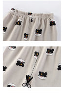Girls' Long-Sleeved Cartoon Print Clothing Set childrensterritory