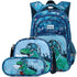 Dinosaur Print Kids Backpack Set with Lunch Box Pencil Case childrensterritory
