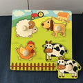 Kids Shape Matching Wooden Puzzle Educational Toys childrensterritory