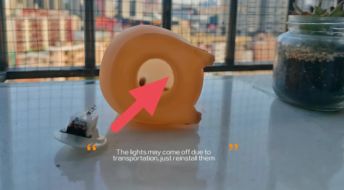 USB Rechargeable Capybara Design Touch Sensor Lamp For Kids