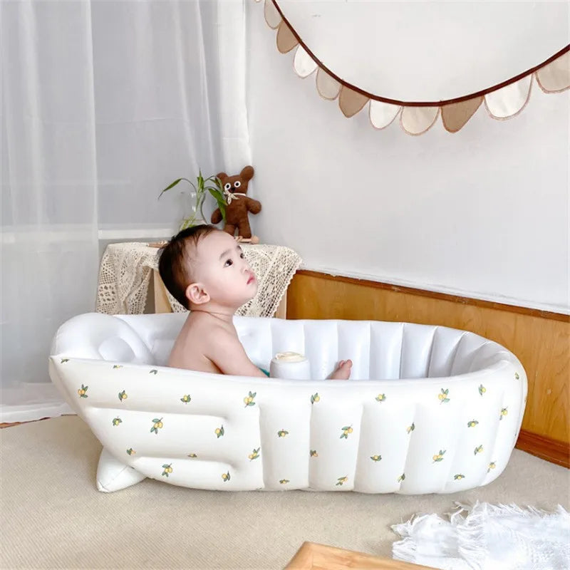 Inflatable and Portable Baby Swimming Bathtub