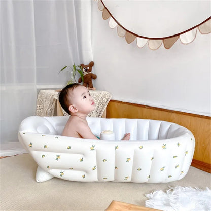 Inflatable and Portable Baby Swimming Bathtub