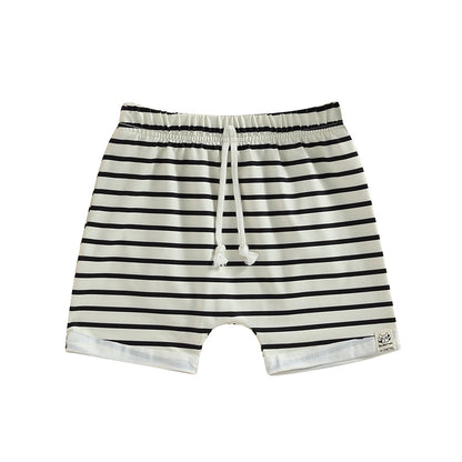 Baby Boy Elastic Waist Striped Summer Shorts childrensterritory