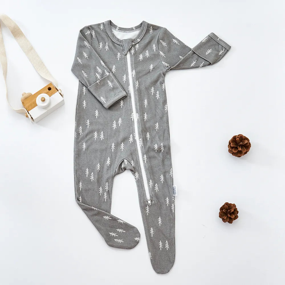 Newborn Nordic Pattern Bamboo Cotton Romper childrensterritory