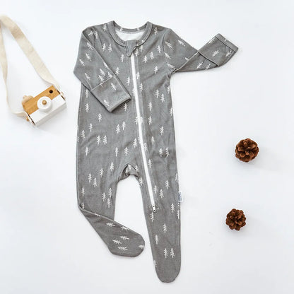 Newborn Nordic Pattern Bamboo Cotton Romper childrensterritory
