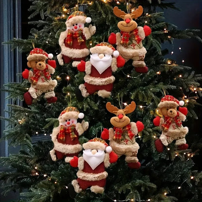 Dancing Santa Hanging Toys for Christmas Tree Decoration