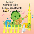 Child's Rechargeable Colorful Cartoon Electric Toothbrush childrensterritory