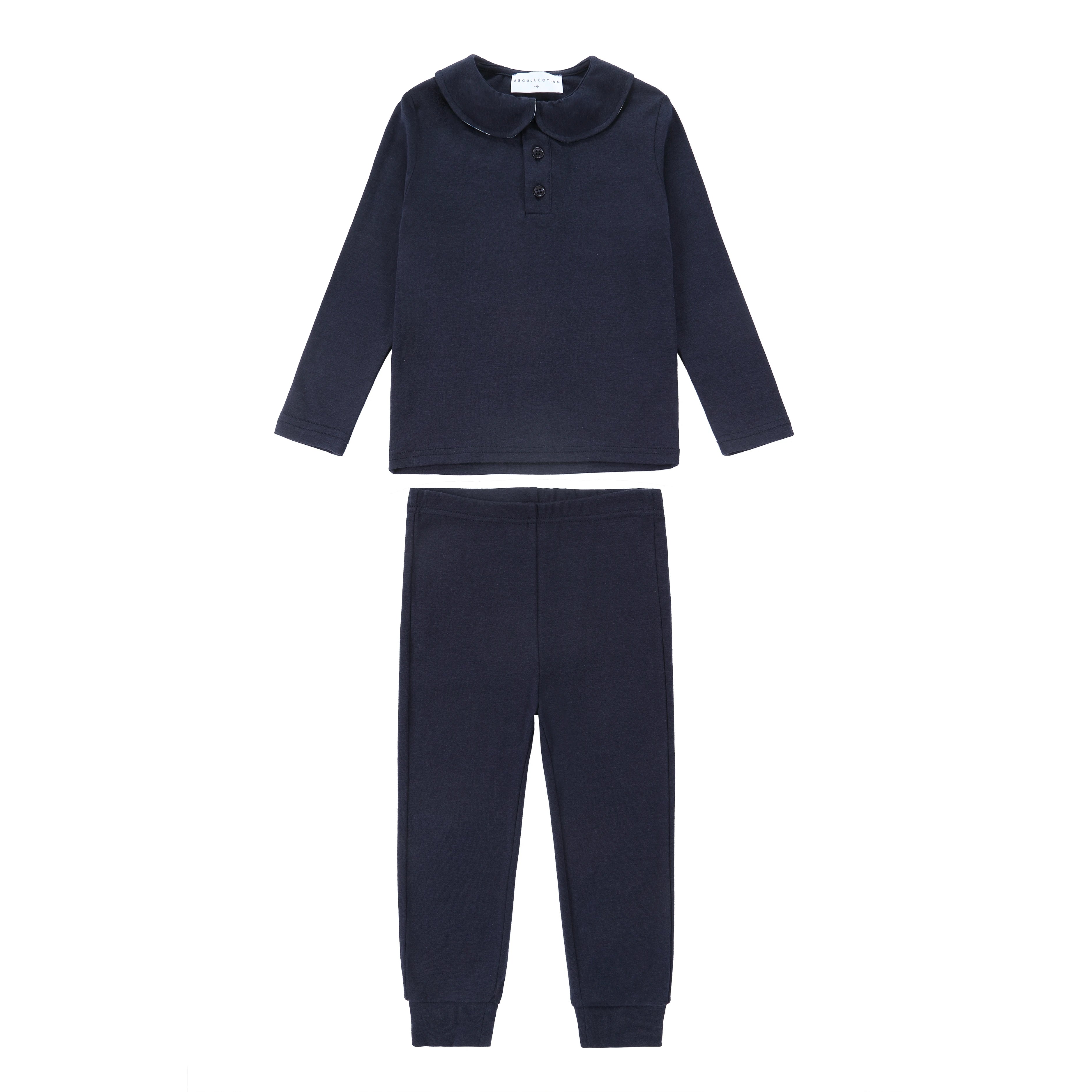 Collar Design Summer Casual Family Matching Clothing Set