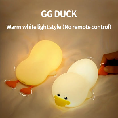 Automatic 1pc Duck Night Light for Kids Room childrensterritory