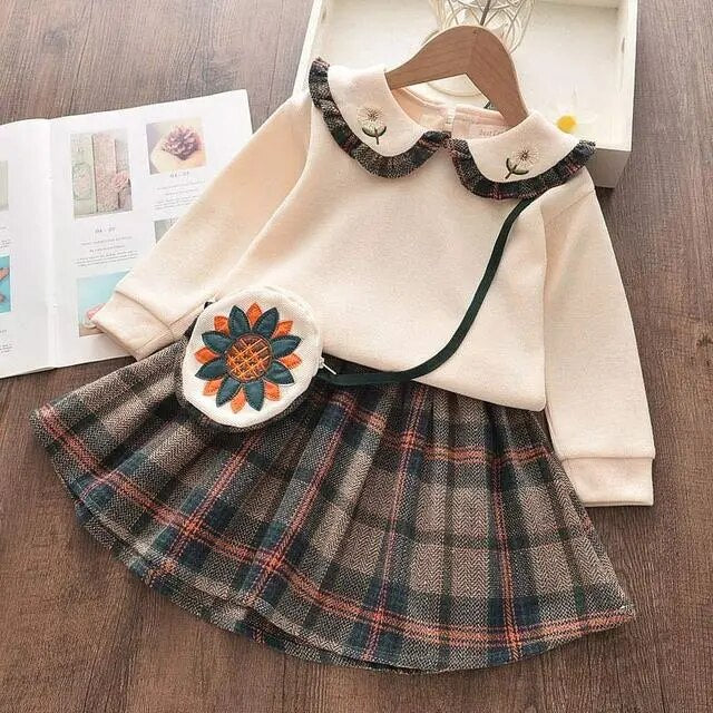 Kids Girls Winter Style Elegant Princess Clothing Sets childrensterritory