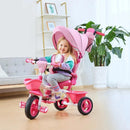 7-in-1 Kids Trike with Safety Harness, and Adjustable Parent Handle