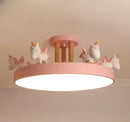 Modern Ceiling Light with Cartoon Unicorn Design for Kid's Room childrensterritory