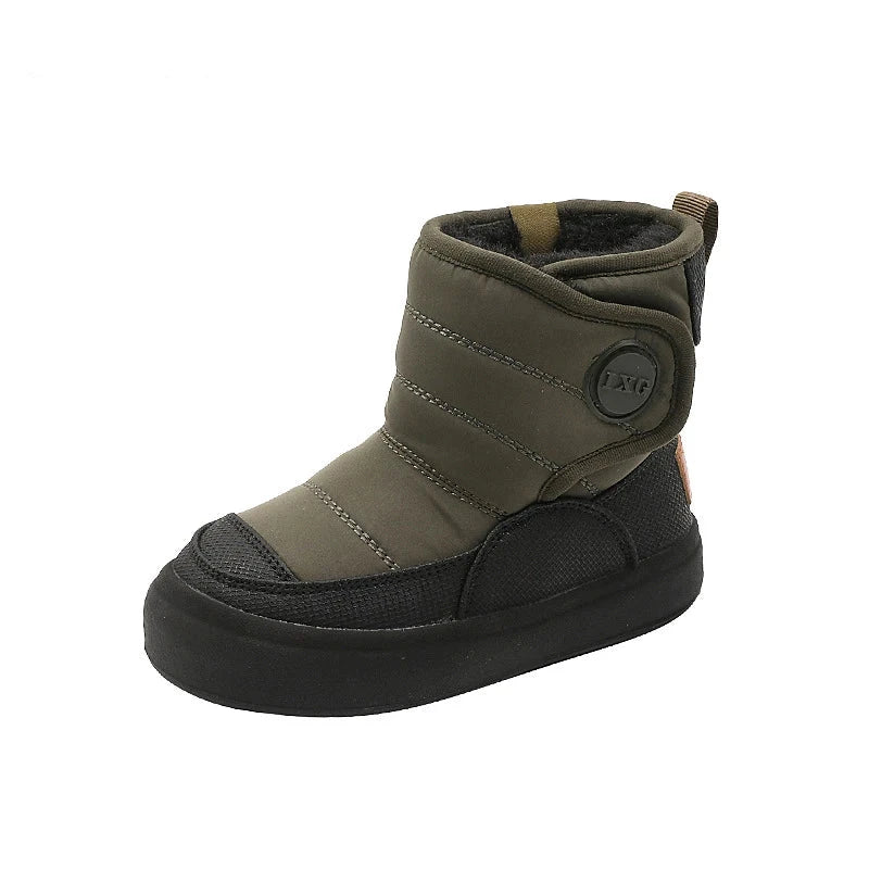 Kids Warm Middle Calf Chelsea Waterproof Snow Boots childrensterritory