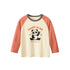 Trendy Boys Long Sleeve Bear Cartoon Design Cotton T-Shirts childrensterritory