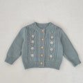 Baby Girl Hollow Out Knitwear Outfit Set