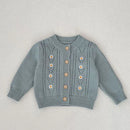 Baby Girl Hollow Out Knitwear Outfit Set