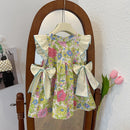 Kids' Elegant Floral Print Sundresses for Summer childrensterritory