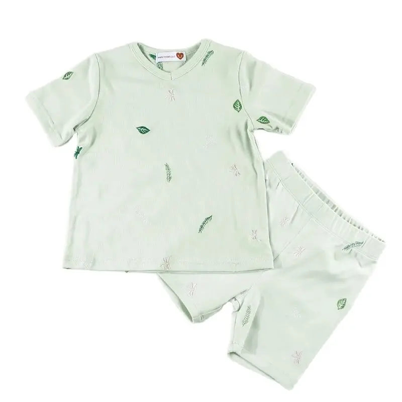 Floral Embroidery 2-piece Family Clothing Sets childrensterritory