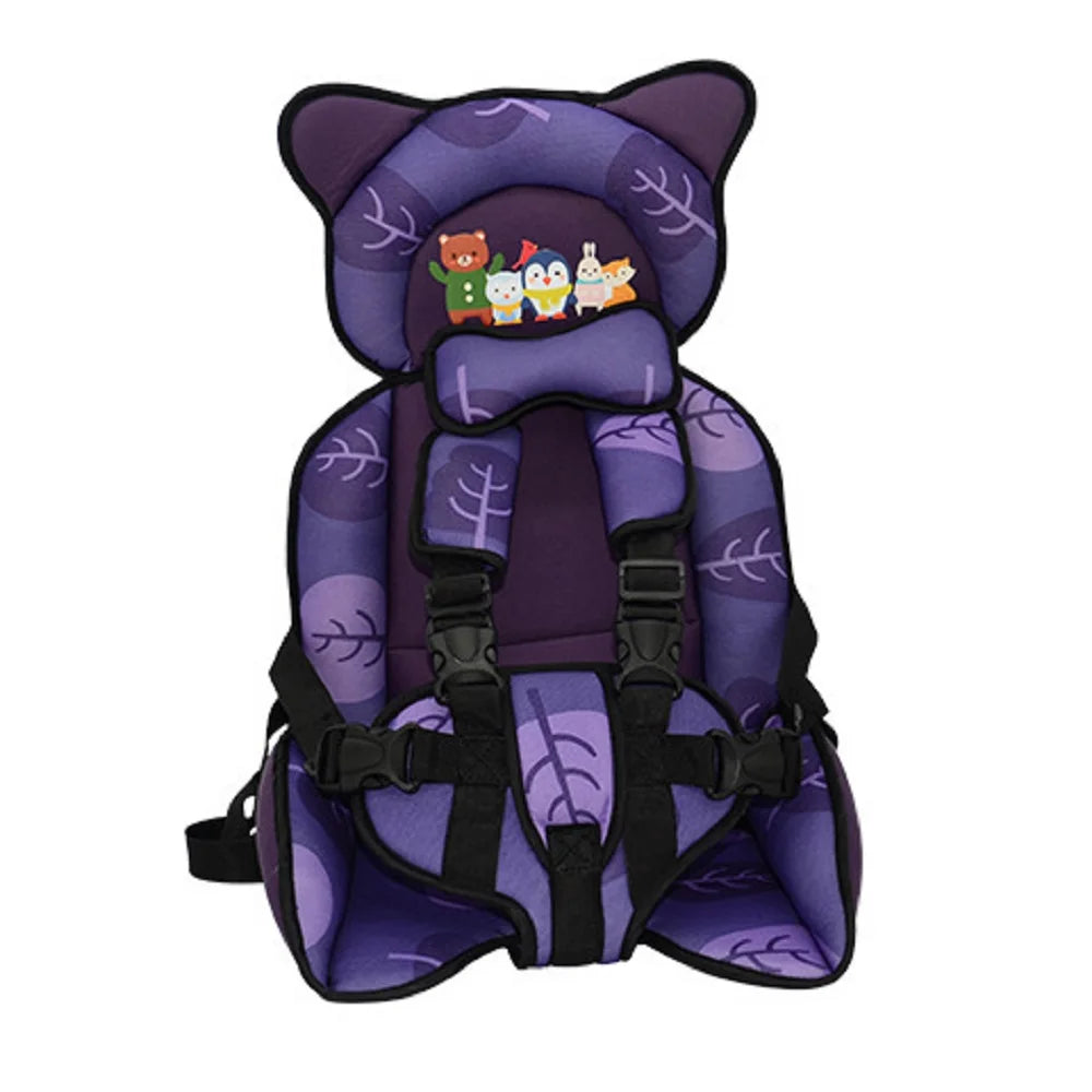 Adjustable Cartoon Design Baby Seat Cushion with Belt childrensterritory