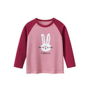 Girls' Cartoon Print Long Sleeves Stylish Tops childrensterritory