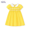 Flowers Embroidery Design Casual Summer Dresses childrensterritory