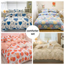 3pcs Printed Soft Cotton Quilt Cover for Single And Double Bed childrensterritory