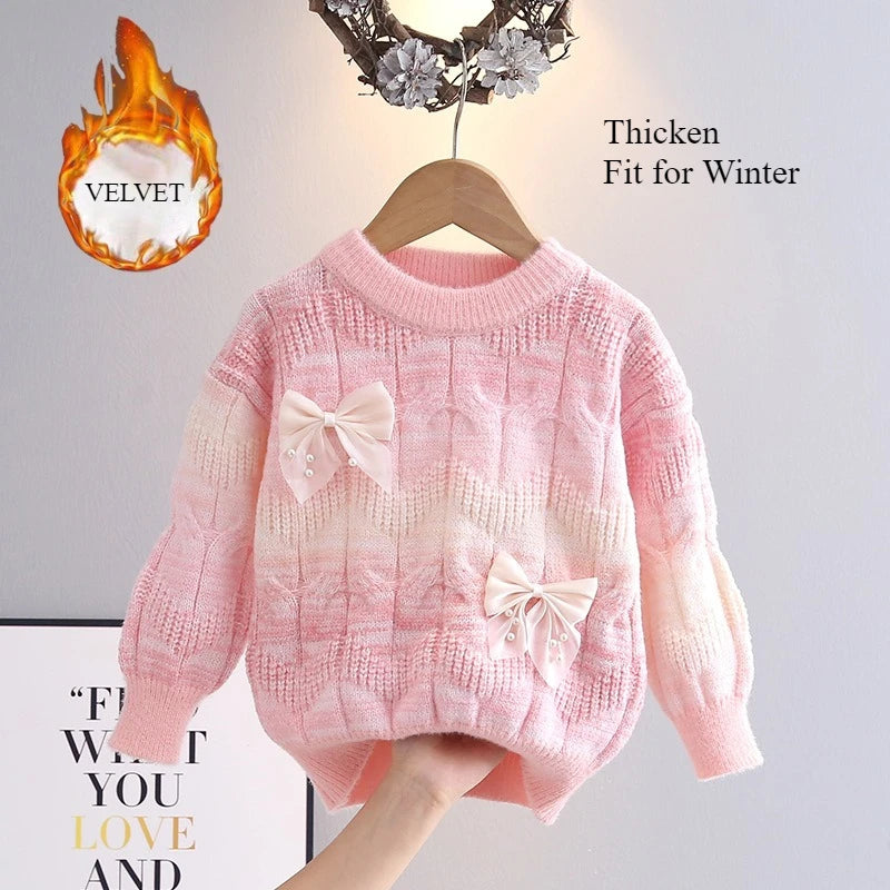 Kids’ Long-Sleeve Casual Soft &amp; Warm Sweater