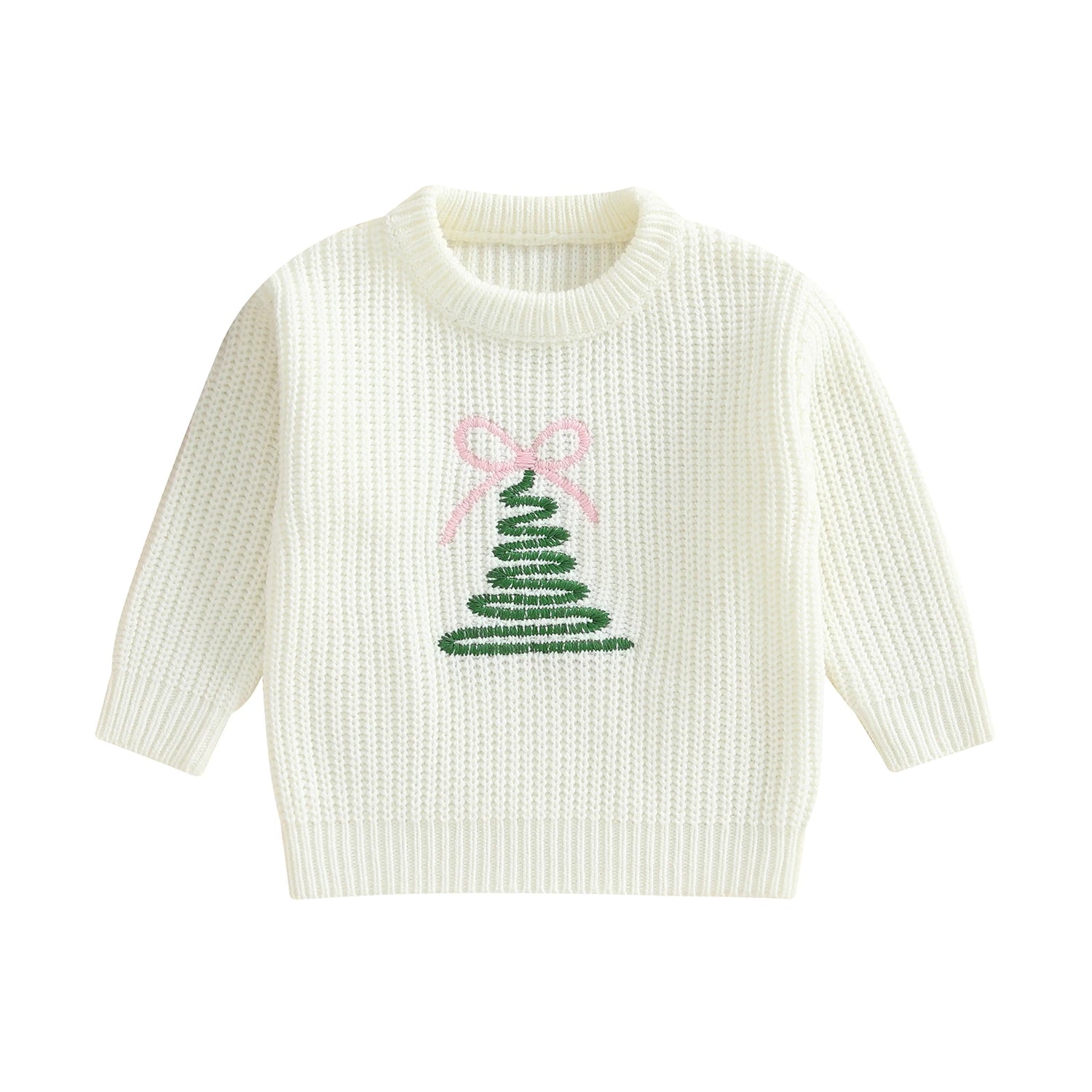 Kids Full Sleeves Tree Print Warm Sweater childrensterritory