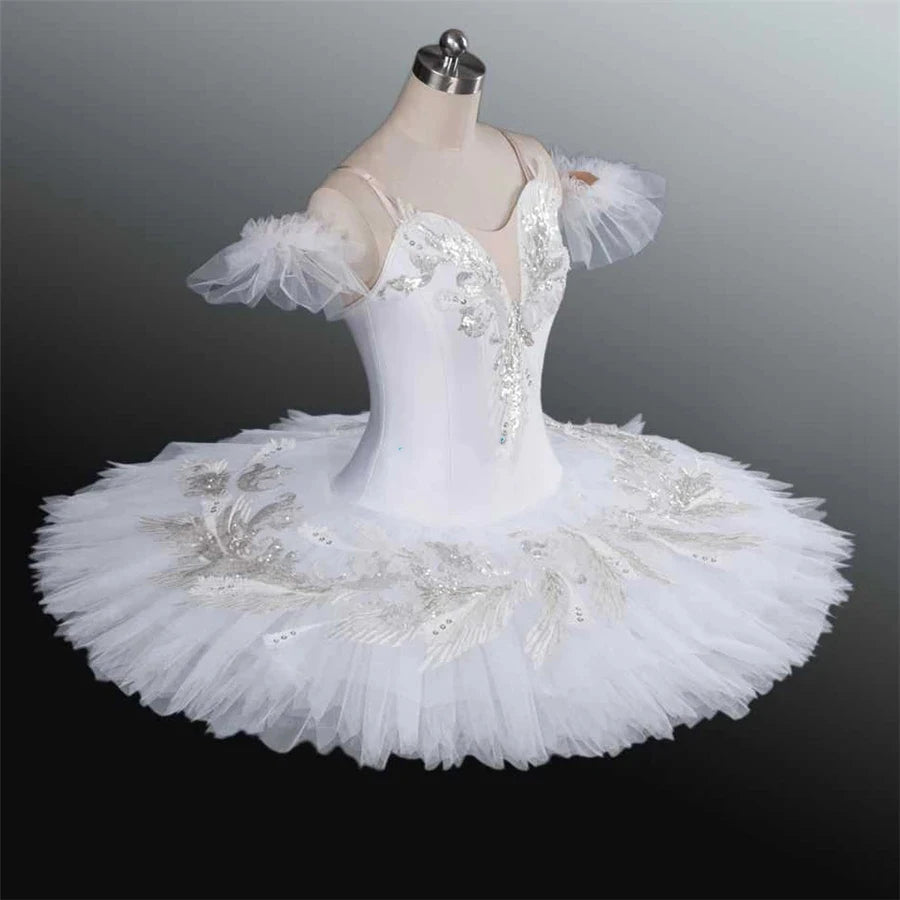 Kids Girls Sequins Tassel Modern Ballet Leotard Tutu Dresses