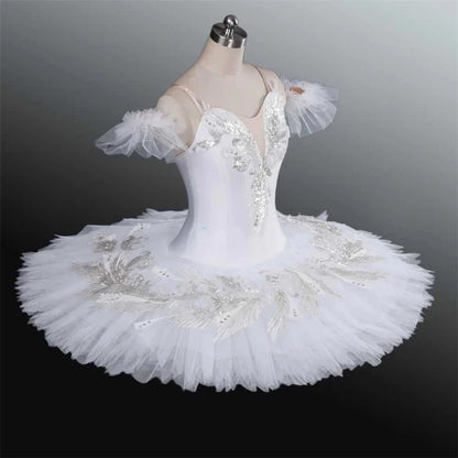 Kids Girls Sequins Tassel Modern Ballet Leotard Tutu Dresses