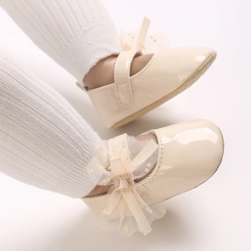 Baby Princess Bowknot Non-Slip Spring Shoes And Socks childrensterritory