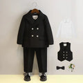 Kids Blazer Vest Pants Formal/Wedding Clothes Set