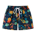 Cartoon Print Kids Boys Summer Swimming Trunks