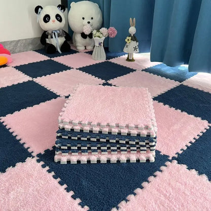 10pcs EVA foam, Soft Plush Thick Baby Puzzle Play Mat childrensterritory