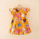 Kids Girls Floral Summer Princess Party Dresses childrensterritory