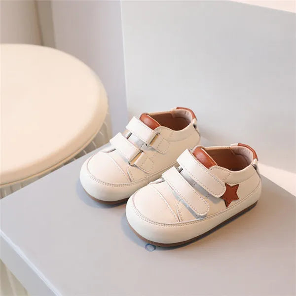 Barefoot Microfiber Leather Soft Shoes For New Baby Kids