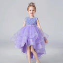 Sequin Lace Design Girls Fluffy Wedding/Party Dresses childrensterritory