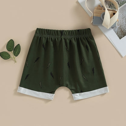 Baby Boy Elastic Waist Striped Summer Shorts childrensterritory