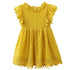 Kids Girls Flower Lace Design Summer Party Dresses childrensterritory