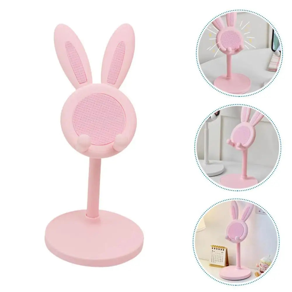 Adjustable Rabbit Cartoon Design Cell Phone Stand