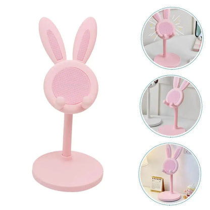 Adjustable Rabbit Cartoon Design Cell Phone Stand childrensterritory