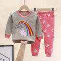 Elephant Embroidery Design Summer Clothing set For Girls